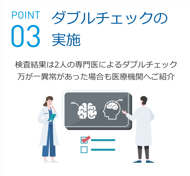 ダブルチェックの実施